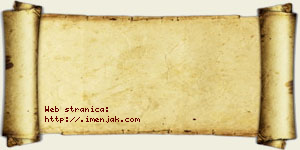 Angelina Ivanović vizit kartica